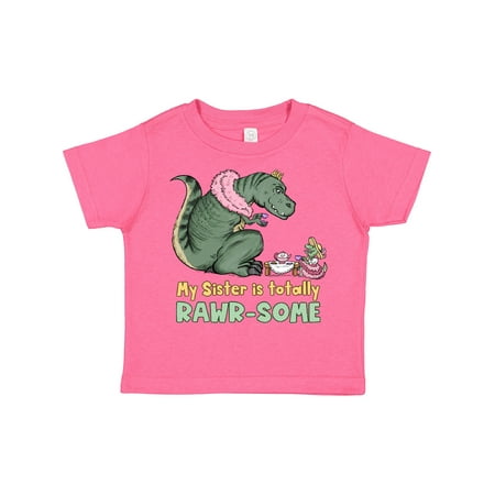 Inktastic My Sister is Totally Rawr-Some Tea Rex Party Gift Toddler Boy or Toddler Girl T-Shirt
Inktastic My Sister is Totally Rawr-Some Tea Rex Party Gift Toddler Boy or Toddler Girl T-Shirt