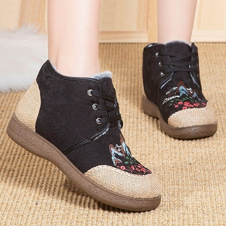 eczipvz Womens Shoes Ladies Fashion Embroidered Boots Winter Snow Boots Flat Warm Overfoot Snow Boots Womens Winter Hiking Shoes (Black 8)
eczipvz Womens Shoes Ladies Fashion Embroidered Boots Winter Snow Boots Flat Warm Overfoot Snow Boots Womens Winter Hiking Shoes (Black 8)