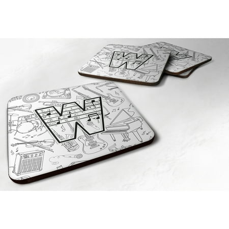Carolines Treasures CJ2007-WFC Letter W Musical Note Letters Foam Coaster Set of 4 3 1/2 x 3 1/2 multicolor
Carolines Treasures CJ2007-WFC Letter W Musical Note Letters Foam Coaster Set of 4 3 1/2 x 3 1/2 multicolor
