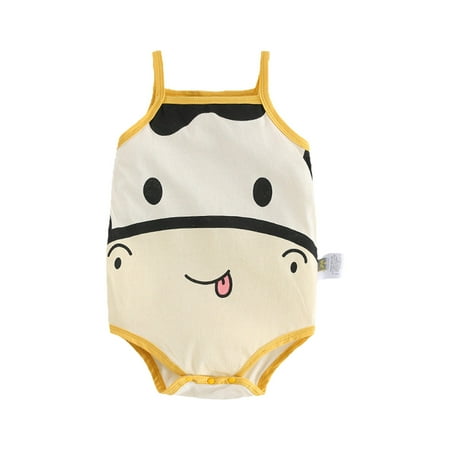 Onesie Baby Jumpsuit Cow Pattern Baby Crawling Clothes Baby Summer New Sleeveless Sling Baby Clothes Cartoon Sling Climbing Baby Clothes Baby Bodysuit
Onesie Baby Jumpsuit Cow Pattern Baby Crawling Clothes Baby Summer New Sleeveless Sling Baby Clothes Cartoon Sling Climbing Baby Clothes Baby Bodysuit