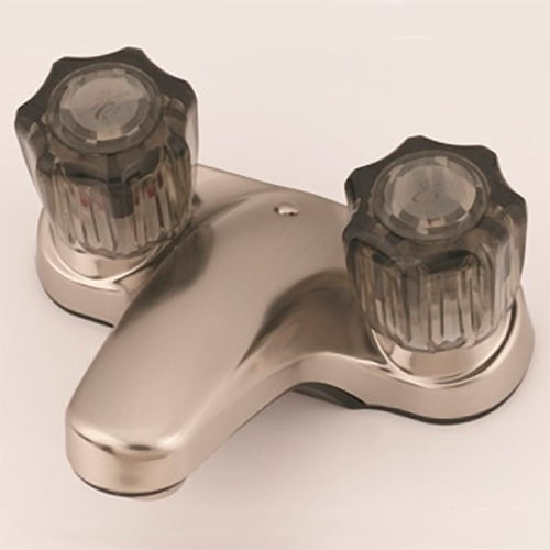 Empire Brass U-YCJW77N Brushed Nickel 4" Lavatory Faucet with Smoke Knobs