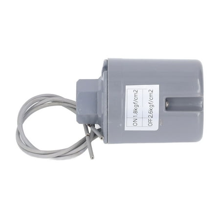 Self Priming Pressure Switch Contact Water Pressure Switch Female Thread 1.8-2.6kgf/cm² Non Leakage Corrosion 220-240V G3/8 For Household
Self Priming Pressure Switch Contact Water Pressure Switch Female Thread 1.8-2.6kgf/cm² Non Leakage Corrosion 220-240V G3/8 For Household