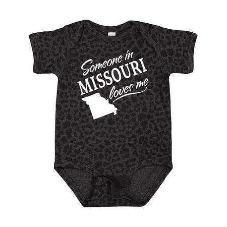 Inktastic Someone in Missouri Loves Me Gift Baby Boy or Baby Girl Bodysuit