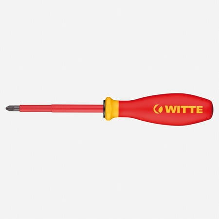 Witte 74073 Pro VDE Pozidriv Screwdriver #2 x 100mm
