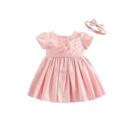 wybzd Toddler Baby Girl Dresses Satin Bowknot Princess Tulle Tutu Dress Wedding Birthday Party Outfits Light Pink 12-18 Months
wybzd Toddler Baby Girl Dresses Satin Bowknot Princess Tulle Tutu Dress Wedding Birthday Party Outfits Light Pink 12-18 Months