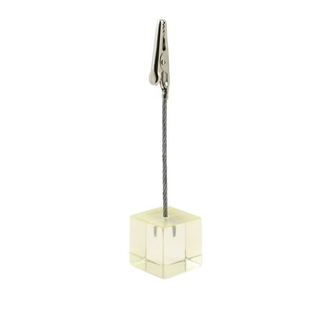 Unique Bargains Plastic Metal 3.5 Place Card Holder Memo Clamp Clip School Office Stationery Clear Silver Tone
Unique Bargains Plastic Metal 3.5 Place Card Holder Memo Clamp Clip School Office Stationery Clear Silver Tone