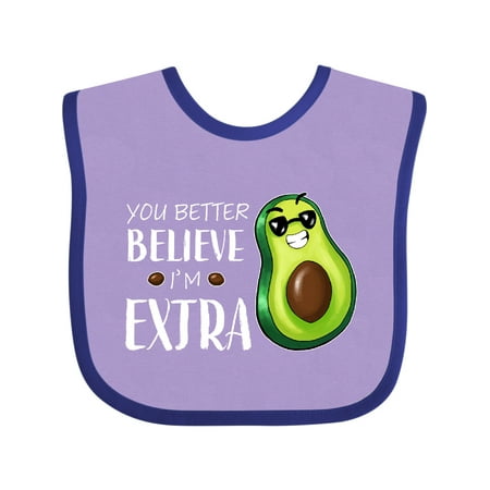 Inktastic You Better Believe I m Extra Funny Avocado Gift Baby Boy or Baby Girl Bib
Inktastic You Better Believe I m Extra Funny Avocado Gift Baby Boy or Baby Girl Bib