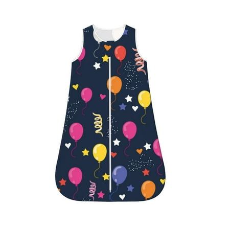 Fotbe Colored Balloons Pattern Sleep Sack - Baby Wearable Blanket with Zipper Extra Soft Cotton Sleeveless Sleeping Bag for Infants-X-Large
Fotbe Colored Balloons Pattern Sleep Sack - Baby Wearable Blanket with Zipper Extra Soft Cotton Sleeveless Sleeping Bag for Infants-X-Large