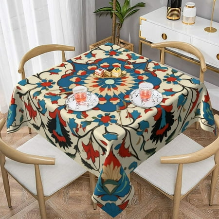 FLORID Square Decorative Tablecloth Thanksgiving Christmas Floral Print Autumn Pattern for Party White
FLORID Square Decorative Tablecloth Thanksgiving Christmas Floral Print Autumn Pattern for Party White