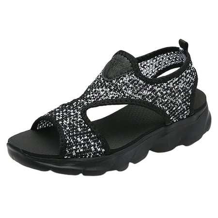 Womens Sandals Women Summer Mesh Beach Elatic Band Sport Casual Open Toe Wedges Soft Bottom Breathable Shoes Sandals Summer Sandals for Women 2024(Color:Dark Gray Size:US 8)
Womens Sandals Women Summer Mesh Beach Elatic Band Sport Casual Open Toe Wedges Soft Bottom Breathable Shoes Sandals Summer Sandals for Women 2024(Color:Dark Gray Size:US 8)