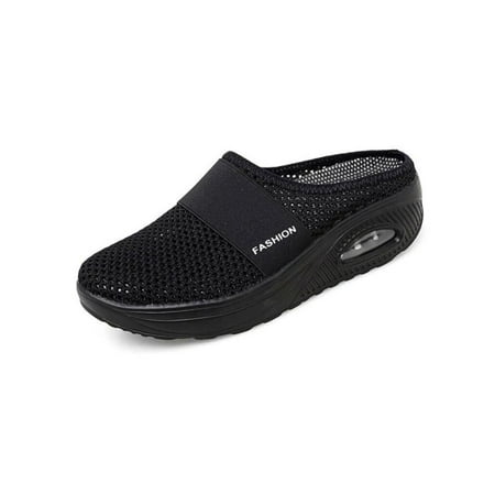 Zodanni Lady Clogs Hollow Out Mules Backless Sandals Casual Slides Walking Cozy Closed Toe Wedges Black 5.5
Zodanni Lady Clogs Hollow Out Mules Backless Sandals Casual Slides Walking Cozy Closed Toe Wedges Black 5.5