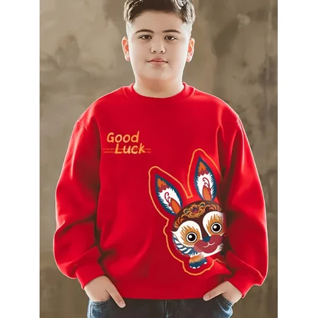 GEDER-F1 Red Chinese New Year Sweater Plus Size Kid‘s Sweater Loose Fit Casual Clothes Boy‘s Clothing
GEDER-F1 Red Chinese New Year Sweater Plus Size Kid‘s Sweater Loose Fit Casual Clothes Boy‘s Clothing