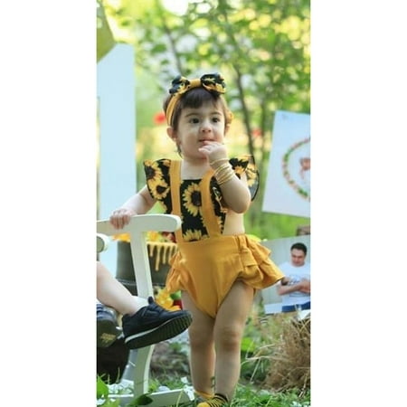 Vedolay Summer Jumpsuit Baby Toddler Little Girls One-Pieces Floral Corset Romper Jumpsuit Harem Pants Yellow 12 Months
Vedolay Summer Jumpsuit Baby Toddler Little Girls One-Pieces Floral Corset Romper Jumpsuit Harem Pants Yellow 12 Months
