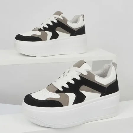 Women‘s Leisure Sneakers Lace Up Low Top Thick Bottom Height Increasing Colorblock Casual Shoes Women‘s Sport Shoes
Women‘s Leisure Sneakers Lace Up Low Top Thick Bottom Height Increasing Colorblock Casual Shoes Women‘s Sport Shoes