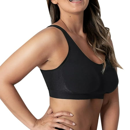 Tiqkatyck Clearance Womens Bras Plus Size Bright Silk Mini Vest Shapewear Bra without Underwire Sports Bra Black S
Tiqkatyck Clearance Womens Bras Plus Size Bright Silk Mini Vest Shapewear Bra without Underwire Sports Bra Black S