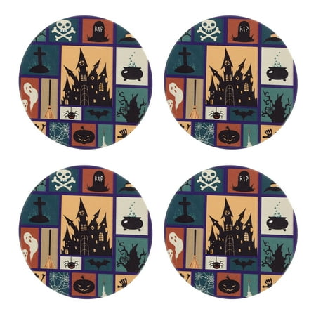 Ceramic Coaster Water Absorption Placemat Cup Cushion Decorative Placemat Household Cup Mat4Pcs Household Coasters Cup Mats Creative Halloween Cup Mats (Assorted Color)
Ceramic Coaster Water Absorption Placemat Cup Cushion Decorative Placemat Household Cup Mat4Pcs Household Coasters Cup Mats Creative Halloween Cup Mats (Assorted Color)