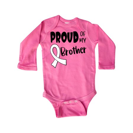 Inktastic Proud of my Brother Blindness Awareness White Ribbon Gift Baby Boy or Baby Girl Long Sleeve Bodysuit
Inktastic Proud of my Brother Blindness Awareness White Ribbon Gift Baby Boy or Baby Girl Long Sleeve Bodysuit