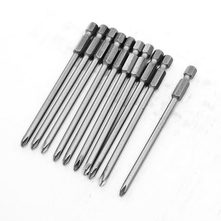 Unique Bargains Portable Electric Screwdriver 4x100x4.5mm Magnetic Cross Tip Bits x 10
Unique Bargains Portable Electric Screwdriver 4x100x4.5mm Magnetic Cross Tip Bits x 10