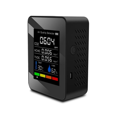 Docooler Household Air Quality Detector Multifunctional CO2 Tester with Carbon Dioxide TVOC HCHO Value Electricity Quantity Temperature Humidity Display with Alarm Function
Docooler Household Air Quality Detector Multifunctional CO2 Tester with Carbon Dioxide TVOC HCHO Value Electricity Quantity Temperature Humidity Display with Alarm Function