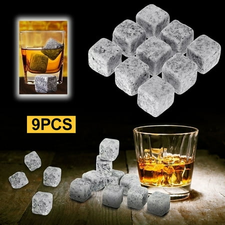 Xinwanna 9Pcs Reusable Whiskey Stones Chillers Wine Drinks Cooler Ice Cubes Granite Rocks (9pcs/set)
Xinwanna 9Pcs Reusable Whiskey Stones Chillers Wine Drinks Cooler Ice Cubes Granite Rocks (9pcs/set)