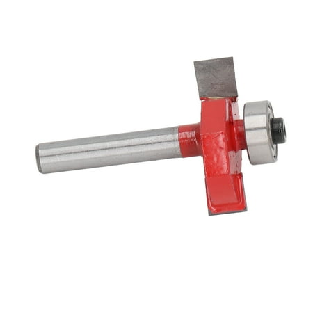 Woodworking Cutter High Hardness 1/4in Shank Incisive Tungsten Steel Alloy Woodworking T Shaped Router Bit For Trimming 1/4 X 1/4 1/4 X 5/16
Woodworking Cutter High Hardness 1/4in Shank Incisive Tungsten Steel Alloy Woodworking T Shaped Router Bit For Trimming 1/4 X 1/4 1/4 X 5/16