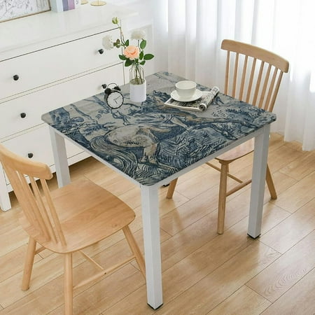 ONETECH Rustic Tablecloth Classic French Village Printed Fabric Table Cover Farmhouse Decoration Blue for Kitchen 46*46
ONETECH Rustic Tablecloth Classic French Village Printed Fabric Table Cover Farmhouse Decoration Blue for Kitchen 46*46