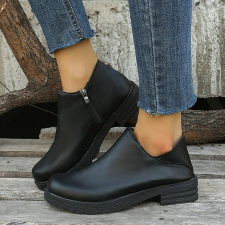 XIAOFFENN Ankle Boots For Women Dressy Chunky Boots Vintage Women Slip On Ankle Boots Round Head Thick Heel Short Shoes Women S Boots Ankle
XIAOFFENN Ankle Boots For Women Dressy Chunky Boots Vintage Women Slip On Ankle Boots Round Head Thick Heel Short Shoes Women S Boots Ankle