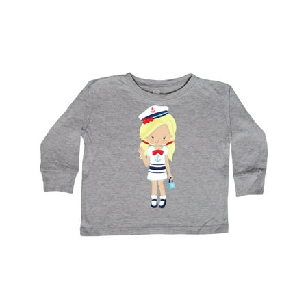 Inktastic Cute Girl Boat Captain Skipper Blonde Hair Gift Toddler Toddler Girl Long Sleeve T-Shirt
Inktastic Cute Girl Boat Captain Skipper Blonde Hair Gift Toddler Toddler Girl Long Sleeve T-Shirt