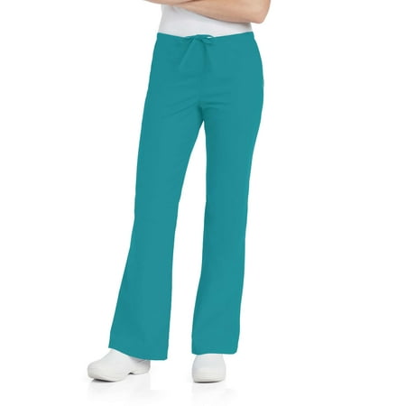 Landau Women s Natural Flare Leg Scrub Pant