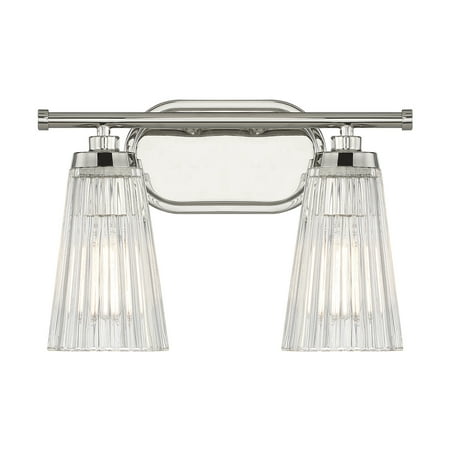 Savoy House 8-1745-2-109 Chantilly 2 Light Bathroom Vanity Light in Polished Nickel (14 W x 10 H)
Savoy House 8-1745-2-109 Chantilly 2 Light Bathroom Vanity Light in Polished Nickel (14 W x 10 H)