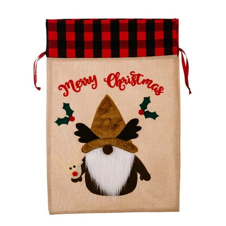 Popvcly 1Pc Christmas Gift Bag Old Snowman Elk Mob Lattice Side Decoration Gift Bag C
Popvcly 1Pc Christmas Gift Bag Old Snowman Elk Mob Lattice Side Decoration Gift Bag C