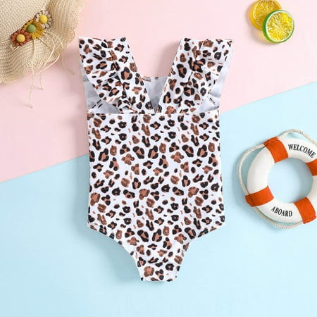 Gubotare Summer Toddler Girls Ruffles Leopard Prints 1 Piece Swimwear Beach Onesie Swimsuit Bikini Old Time Swimsuit Brown 2-3 Years
Gubotare Summer Toddler Girls Ruffles Leopard Prints 1 Piece Swimwear Beach Onesie Swimsuit Bikini Old Time Swimsuit Brown 2-3 Years