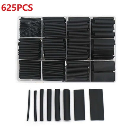 GLFSIL 625 PCS Heat Shrink Tube Kit Black Waterproof Insulation Heat Shrink Tube Sleeve
GLFSIL 625 PCS Heat Shrink Tube Kit Black Waterproof Insulation Heat Shrink Tube Sleeve