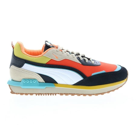 Men s Puma City Rider HC Cherry Tomato/Puma Black/Bamboo (387100 01) - 10.5