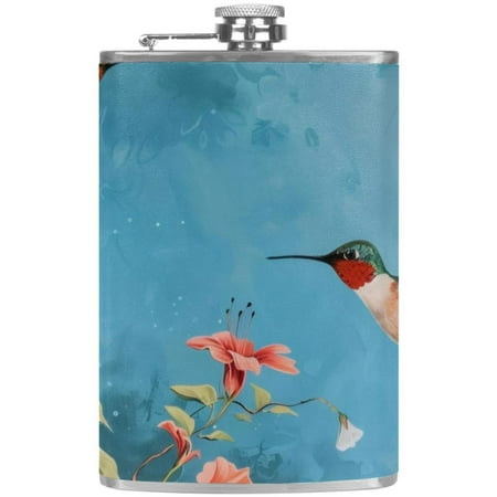 josid Bird Pattern 3.6x6in Stainless Steel Small Flask Leak-Proof Stainless Steel Construction Wrapped in Premium Two-Layer Leather Nano-Printed Design 227ml Capacity
josid Bird Pattern 3.6x6in Stainless Steel Small Flask Leak-Proof Stainless Steel Construction Wrapped in Premium Two-Layer Leather Nano-Printed Design 227ml Capacity