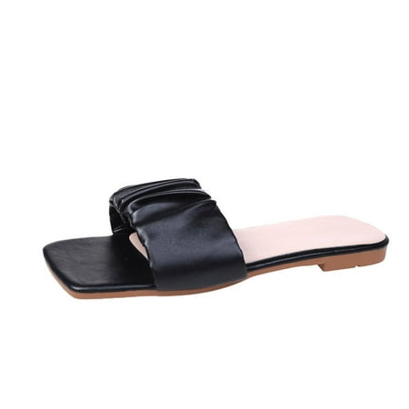 Womens Leather Sandals Open-toed Slippers One-way Sandals Summer Open Toe Slide Sandals Comfortable Flats Flip-Flops Sandal Casual Platforms Wedge Sandals Boho Dressy Heeled Sandals A6614
Womens Leather Sandals Open-toed Slippers One-way Sandals Summer Open Toe Slide Sandals Comfortable Flats Flip-Flops Sandal Casual Platforms Wedge Sandals Boho Dressy Heeled Sandals A6614