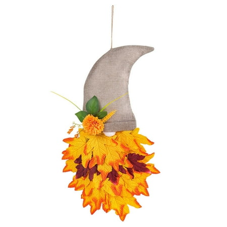 ZhyrZng Clearance Thanksgiving Decoration Saving Dwarf Hat Decorative Flower Wreath Festival Maple Leaf No-face Old Man Hanging Thanksgiving Decoration Props
ZhyrZng Clearance Thanksgiving Decoration Saving Dwarf Hat Decorative Flower Wreath Festival Maple Leaf No-face Old Man Hanging Thanksgiving Decoration Props