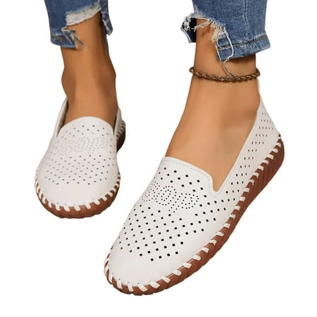 Women Shoes Casual Tawop White Hand Made Sewn Solid Color Hollow Out Casual Shoes Cow Tendon Soles Soft Soles Soft Sole Solid Color Shoes 41(Us:8.5)
Women Shoes Casual Tawop White Hand Made Sewn Solid Color Hollow Out Casual Shoes Cow Tendon Soles Soft Soles Soft Sole Solid Color Shoes 41(Us:8.5)