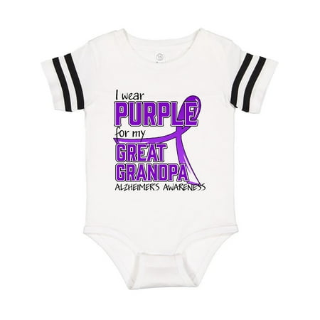 Inktastic I Wear Purple for my Great Grandpa- Alzheimers Awareness Gift Baby Boy or Baby Girl Bodysuit
Inktastic I Wear Purple for my Great Grandpa- Alzheimers Awareness Gift Baby Boy or Baby Girl Bodysuit