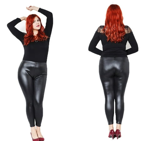 Taluosi Women Faux Leather Stretch Skinny Pants Leggings Plus Size Slim Fashion Trousers
Taluosi Women Faux Leather Stretch Skinny Pants Leggings Plus Size Slim Fashion Trousers