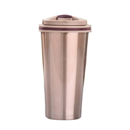 Cup Coffee Mug Lid Stainless Steel Water