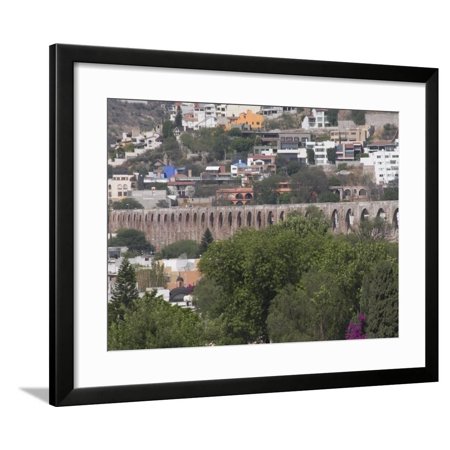 Amazing Aqueduct, Queretaro, Queretaro State, Mexico, North America Framed Print Wall Art By Robert Harding