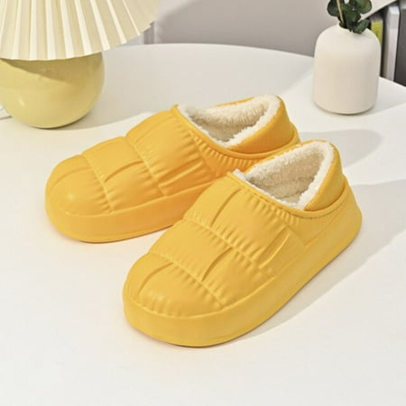 CoCopeanut New Women Slippers Warm Plush Home Shoes Waterproof Eva All Inclusive Fluffy Couple Warm Indoor Leisure Cotton Shoes Slippers
CoCopeanut New Women Slippers Warm Plush Home Shoes Waterproof Eva All Inclusive Fluffy Couple Warm Indoor Leisure Cotton Shoes Slippers