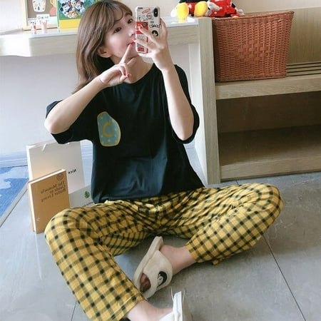 CoCopeaunt Pajama Sets Women Korean Striped Printed Simple Loose Casual Trendy Sweet Female Sleepwear Comfortable Breathable Nightwear Chic
CoCopeaunt Pajama Sets Women Korean Striped Printed Simple Loose Casual Trendy Sweet Female Sleepwear Comfortable Breathable Nightwear Chic