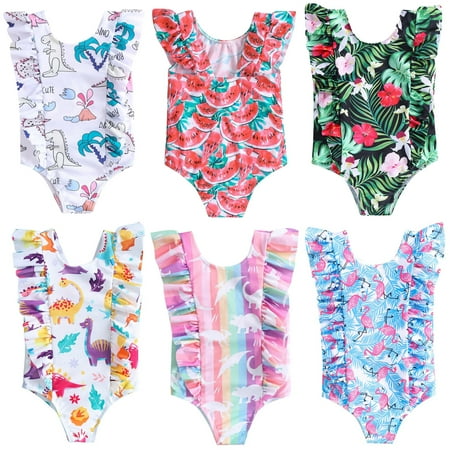 0-5Y Baby Girl Swimsuit Cute One Piece Bathing Suit with Sun Protection Ruffles Swimwear
0-5Y Baby Girl Swimsuit Cute One Piece Bathing Suit with Sun Protection Ruffles Swimwear