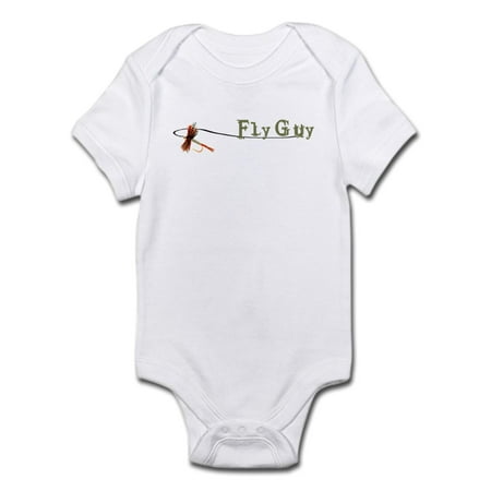 CafePress - Fly Fishing Guy Infant Bodysuit - Baby Light Bodysuit