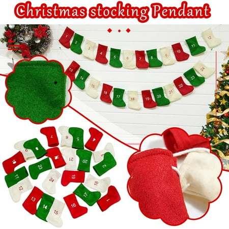 KUNPENG Christmas Pendant 24 Socks Christmas Decoration Gifts Christmas Countdown Calendar Multicolor
KUNPENG Christmas Pendant 24 Socks Christmas Decoration Gifts Christmas Countdown Calendar Multicolor