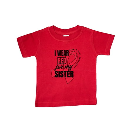 Inktastic Sickle Cell Awareness I Wear Red For My Sister Gift Baby Boy or Baby Girl T-Shirt
Inktastic Sickle Cell Awareness I Wear Red For My Sister Gift Baby Boy or Baby Girl T-Shirt
