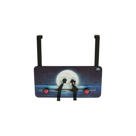 FantasHome Over The Door Hook Rack with 4 Adjustable Hooks - Lovers in Moon Pattern Black&Blue
FantasHome Over The Door Hook Rack with 4 Adjustable Hooks - Lovers in Moon Pattern Black&Blue