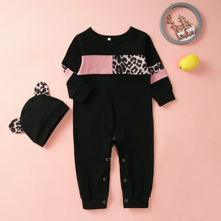 Girls Clothes Baby Boy Girl Long Sleeve Patchwork Leopard Print Romper Jumpsuit 68
Girls Clothes Baby Boy Girl Long Sleeve Patchwork Leopard Print Romper Jumpsuit 68